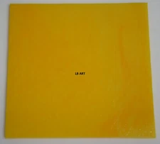 0220.30 - OPALESCENT SUNFLOWER YELLOW 5" x 5" BULLSEYE 3mm THICK GLASS 90 COE