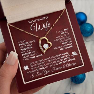 To My Wife, Necklace Valentine Gift,  Special Gift For Wife, You Are My Life!