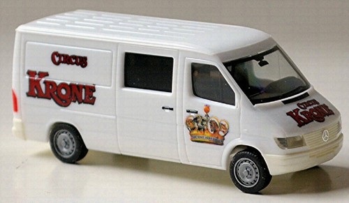 Mercedes-Benz Sprinter Bus Circus Krone T1N 1995-2000 1:87 Herpa 048095 - Imagen 2 de 7