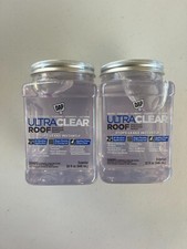 New 2 Pack DAP Ultra Clear Roof Waterproof Rubberized Sealant 32oz each