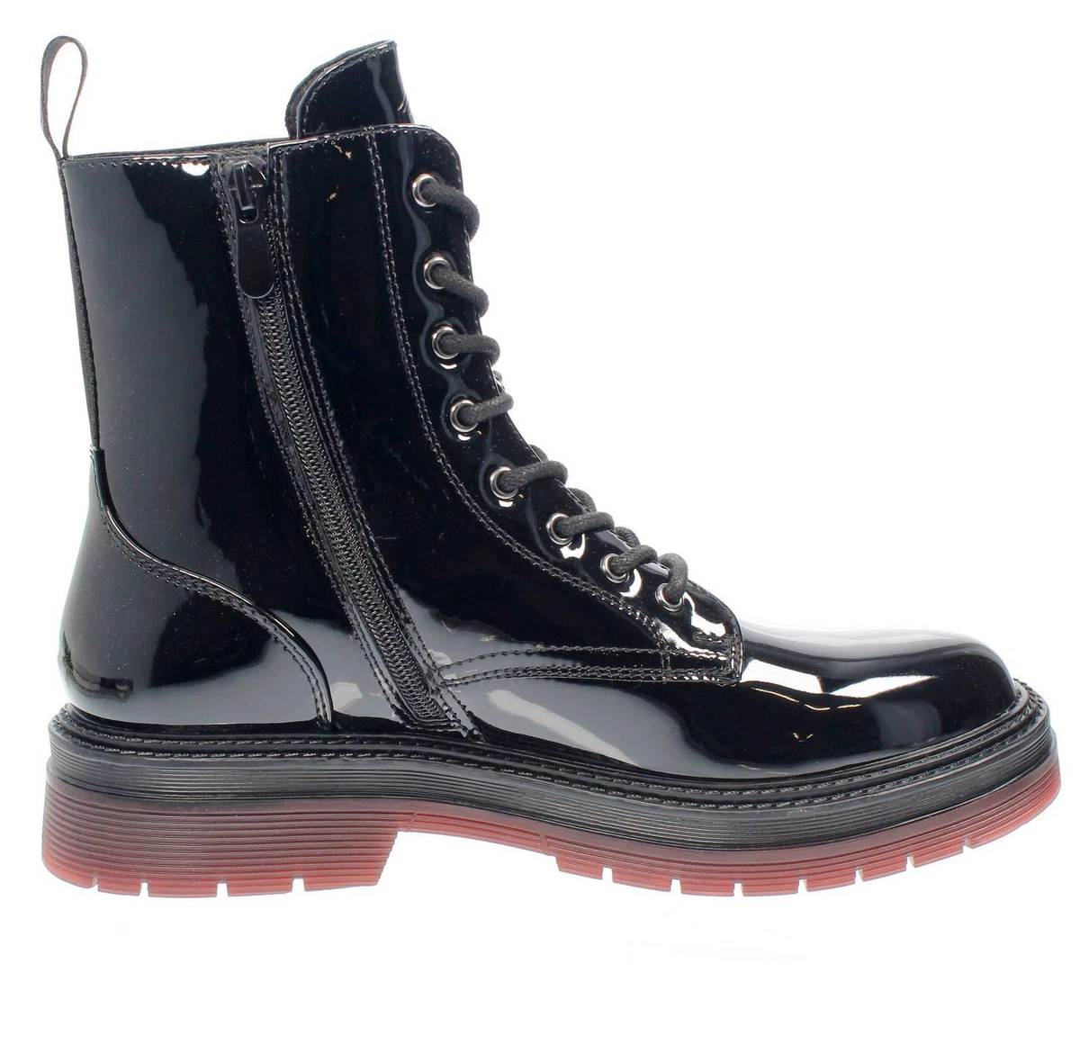 Lumberjack Susanna Anfibi In Vernice Nero Donna Scarpe
