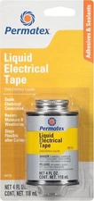 Permatex 85120 Liquid Electrical Tape, 4 oz , Black