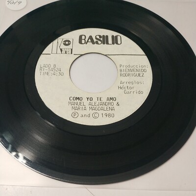 Basilio Esta Sed Que Tengo / Como Yo Te Amo KAREN RI-14524 VG #4219