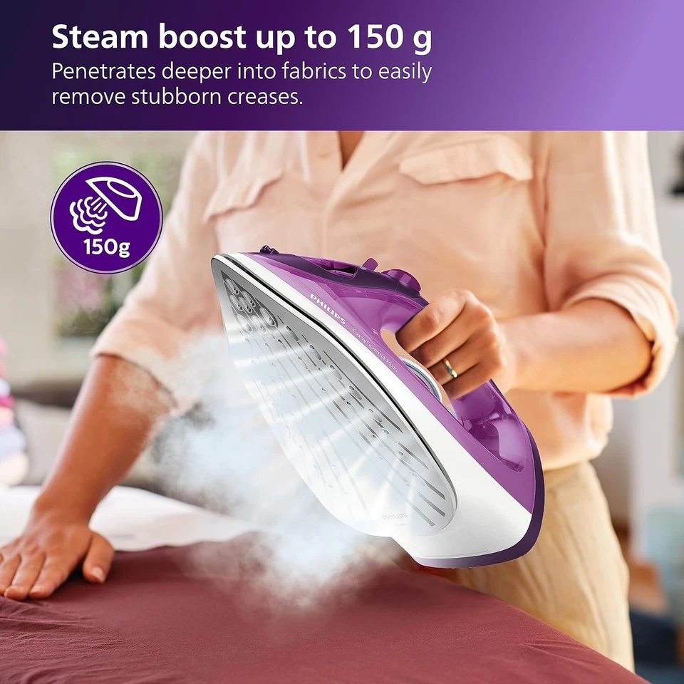 New Philips Easy Speed GC2147/30, 2400W Steam Iron ceramic sole-plate- Free Post - Image 4 of 4
