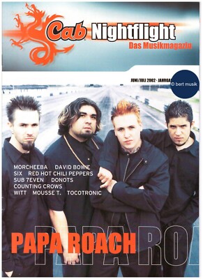 NIGHTFLIGHT Magazin DAVID BOWIE Red Hot Chili Peppers DONOTS PAPA ROACH Witt