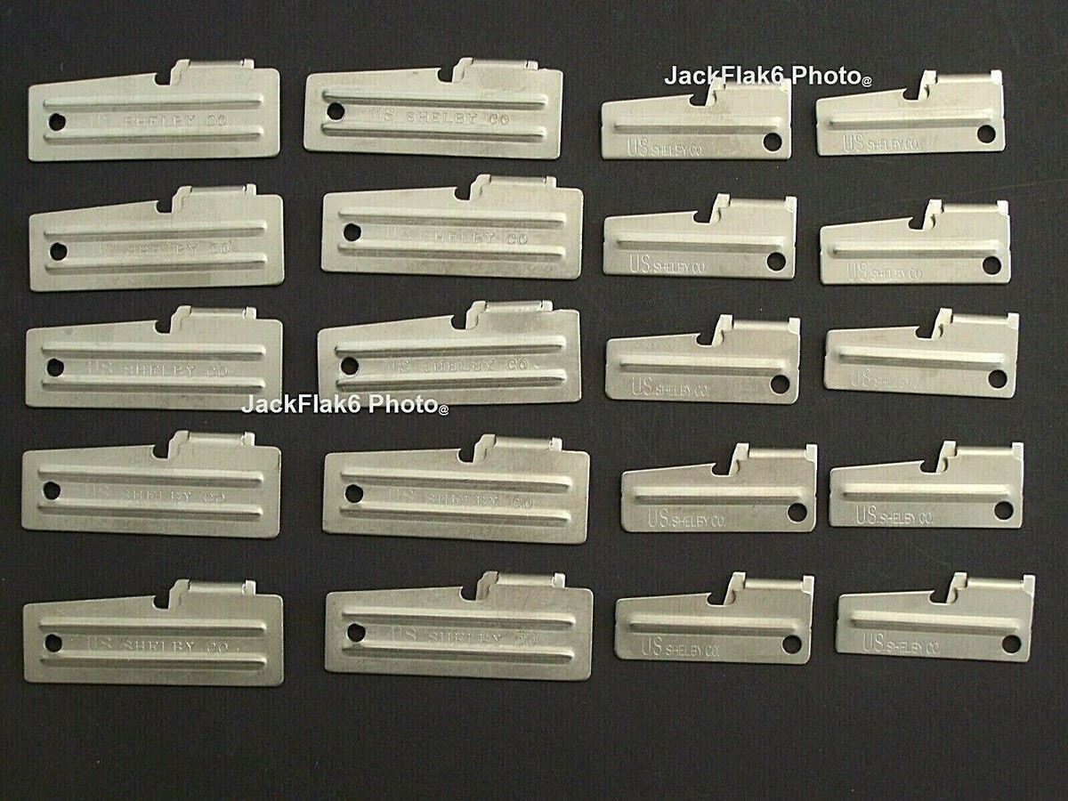 P-51 & P-38 20 Pack Can Opener Shelby USA Military for Mess Kit