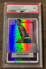 2017-18 Panini Status Freshman Signatures Rookie #JTG Jayson Tatum PSA 9 MINT