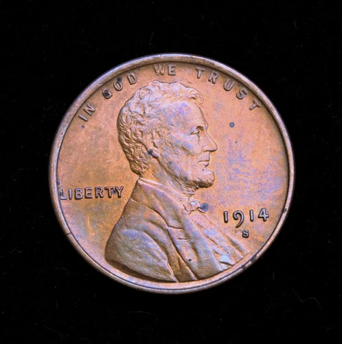 1914-S Lincoln Wheat Cent  UNC