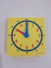 Educational Clock Learning Time Size 5 X 5 Ages 3 Conforms To Astm F9637 School
