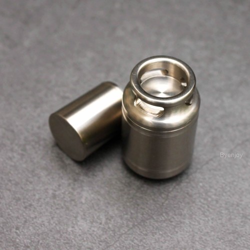 Titanium Waterproof Container Gas Tank EDC Survival Pill Box Keychain Survival - Picture 11 of 27