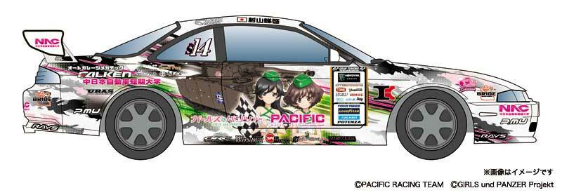 Platts 1/24 Model kit Girls ＆ Panzer Nissan S14 Type D1GP
