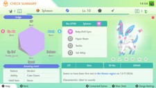 Shiny Sylveon Pokemon Scarlet  Violet / Pokemon Home - READ DESCRIPTION 