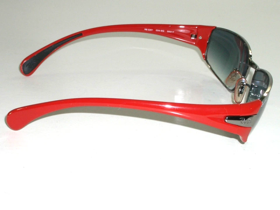GAFAS DE SOL RAY-BAN RB3261 004/8G 58[]17 MM AZUL DEGRADADO ELEGANTES ENVOLTURAS ROJAS/GUNMETAL Foto 2 de 4