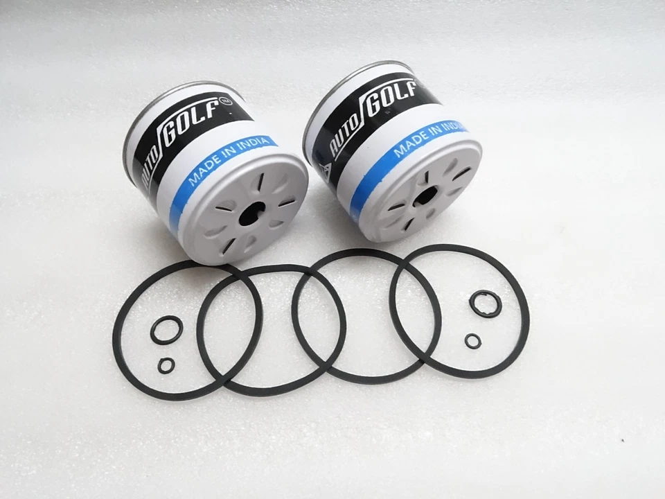 Fuel Filter (Pair) Fits Ford David Brown Massey Ferguson Case IH Tractor #18C6 - Image 2 of 4