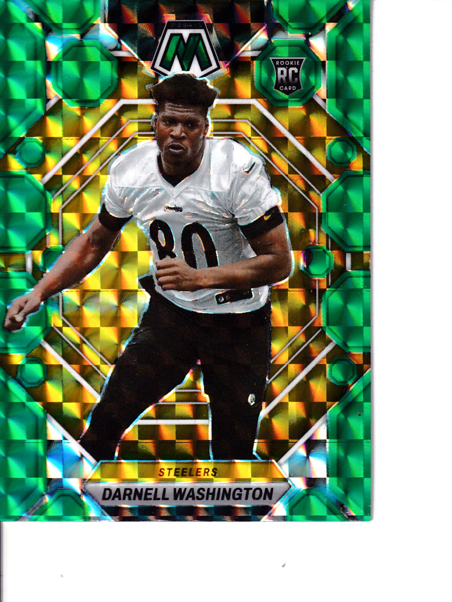 Darnell Washington 2023 Panini Mosaic #306 RC Green Mosaic Pittsburgh Steelers