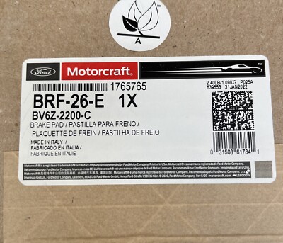 Motorcraft BRF-26-E / Ford BV6Z-2200-C Brake Pad