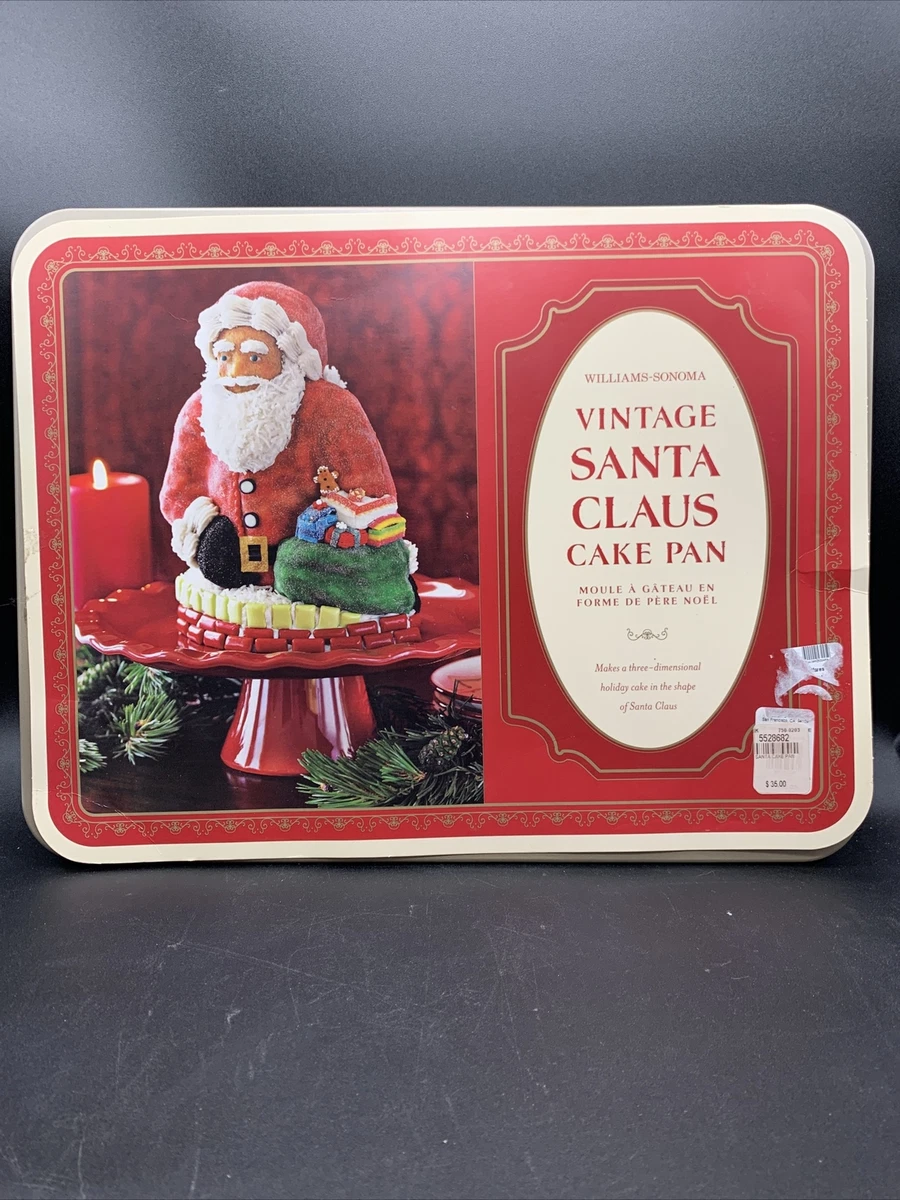 Vintage Shape A Cake Santa Claus Cake Form in Original Box 