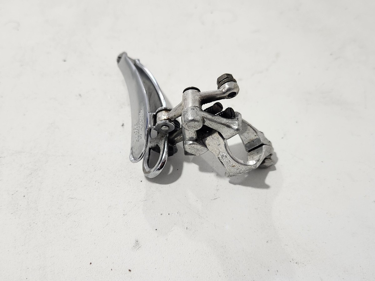 Ancien Dérailleur Avant Campagnolo Nuovo Record 28,6 Mm - Vintage Italie - Pour Vélo De Course