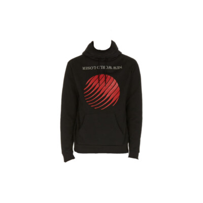 HBA Men's Black Printed Hoodie #SWT1D S NWT UK