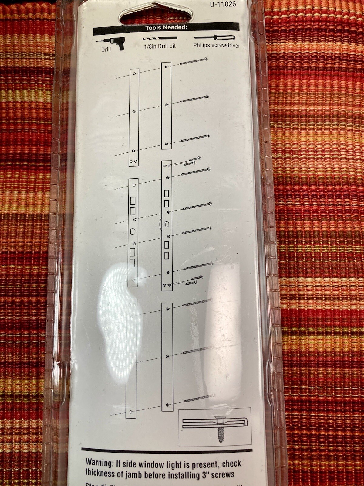 Jamb Repair And Reinforcement Kit 591/2 Inches Reinforce And Repair