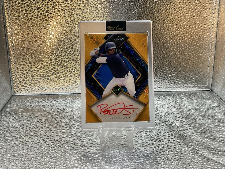 2023 Wild Card Auto Mania Raimfer Salinas Autograph #3/4 - Image 2 of 4