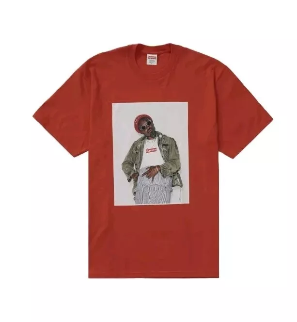 T shirt homme SUPREME FW'22 Andre 3000 rouge tomate taille L
