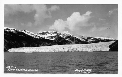 # G4096 ALASKA REAL PHOTO POSTCARD, TAKU GLACIER - 第 1/2 張圖片