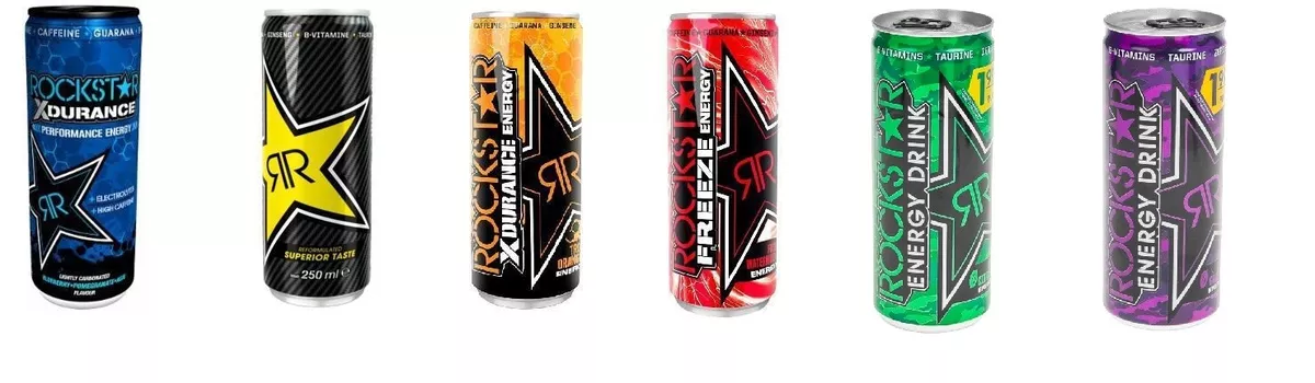 ROCKSTAR ENERGY DRINK - BIG CHOICE - 250ML - WATERMELON BLUEBERRY GRAPE CITRUS
