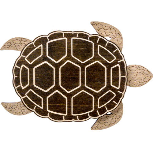 "Holzperlen Organizer Tablett mit Holzdeckel ""Schildkröte" - Bild 3 von 5