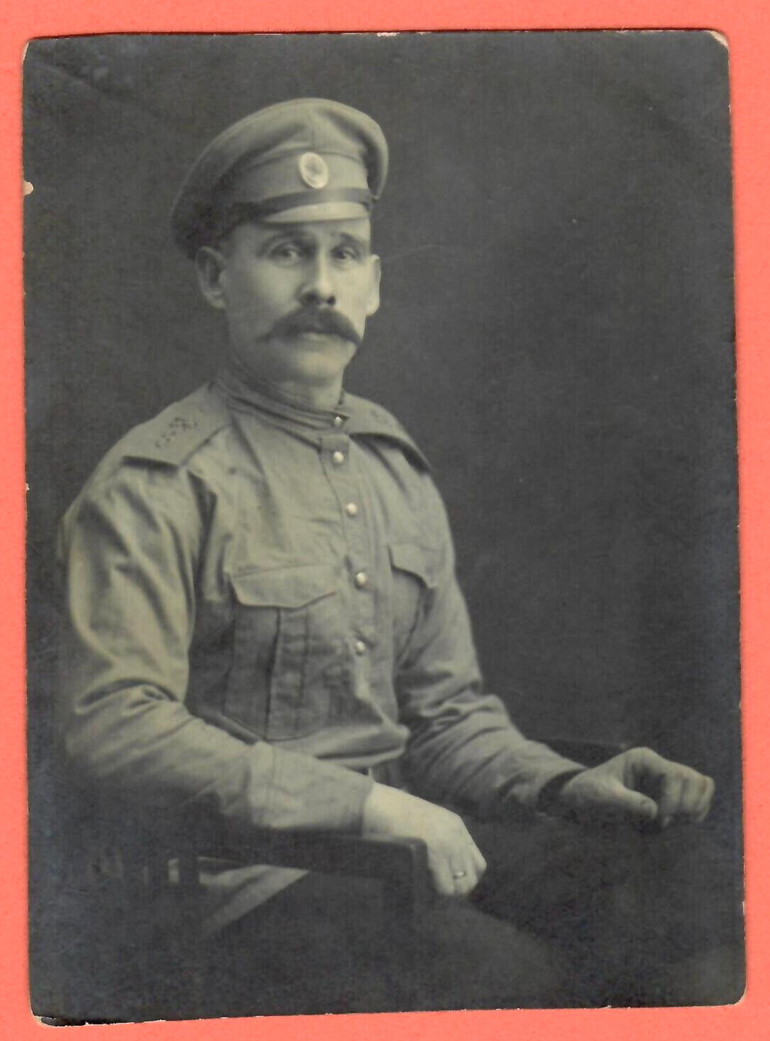 Russia Officer Vintage Photo Pc. 1940