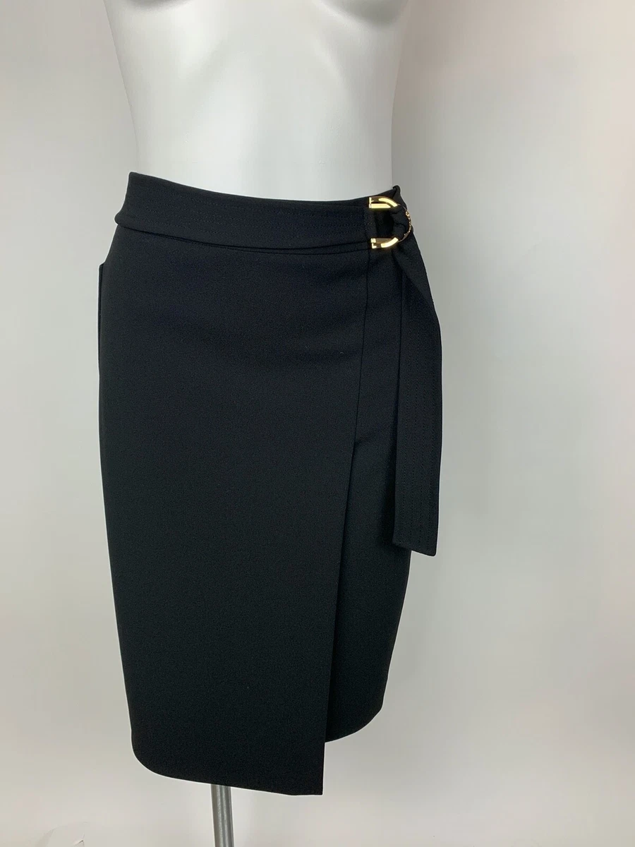 calvin klein black pencil skirt