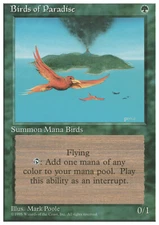 Birds of Paradise X (1) MTG 4th Edition - R234 - EX/NM- 4RCards