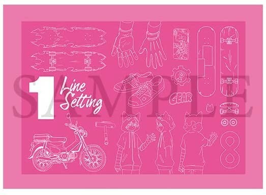 SK8 Infinity DESIGN WORKS Set of 3 books Character Design