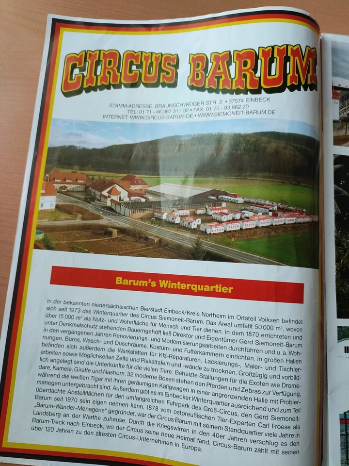 Programmheft Zirkus Barum aus 2000 Top Zustand ❗ - Bild 3 von 4