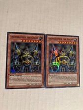 2 Ironhammer the giant 1st edition foil yu-gi-oh gaming cards cscan