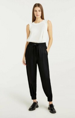 New Cinq à Sept Johana Joggers Black Size M
