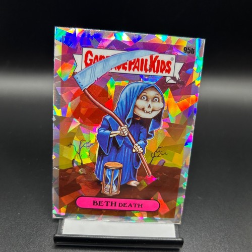 Topps Chrome Garbage Pail Kids 3 2020 refractor atómico #95b BETH Death