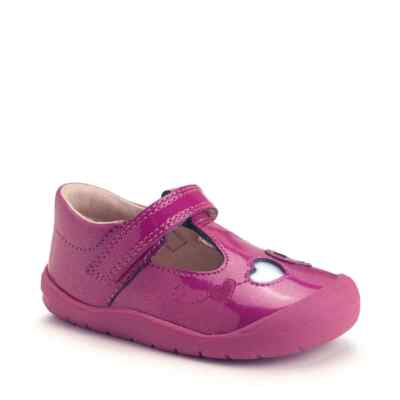 Mädchen Start Rite Teil T Bar erste Schuhe Kinder Kleinkinder Beere Glitzer Lack