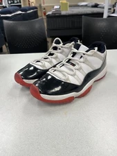 Air Jordan 11 Low Concord Bred Shoes AV2187-160 Men’s 10 Paint Bubble Scuffs