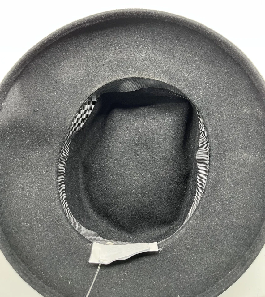 Whiteley сделано в Англии черный войлок шляпа с бархата/атлас группы sz M - Изображение 4 из 4
