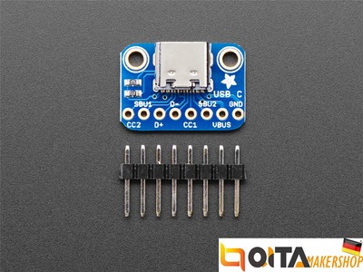 Adafruit USB C Breakout Board - Downstream Connection 5V and up to 1.5A