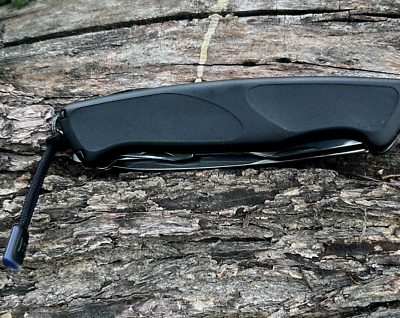Victorinox Swiss Army Knife Onyx Black Ranger Grip 55, 130mm