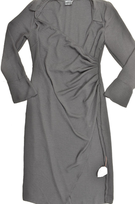 asos wrap dress with long sleeves ASOS Design - Wrap Midi Dress - Women - Polyester - 8 US
