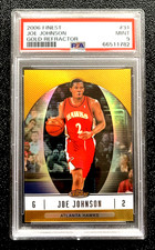 SP /50 PSA 9 MINT 2006 JOE JOHNSON FINEST GOLD REFRACTOR #31 G0767