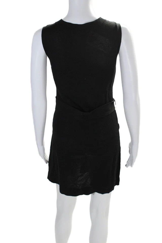 Vestido recto Nanette Lepore para mujer con cadena adornado sin mangas bolsillos talla S Foto 3 de 4