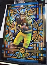 2025 Mosiac NFL Stained Glass JUMBO Kaleb Johnson Pittsburgh Steelers SSP