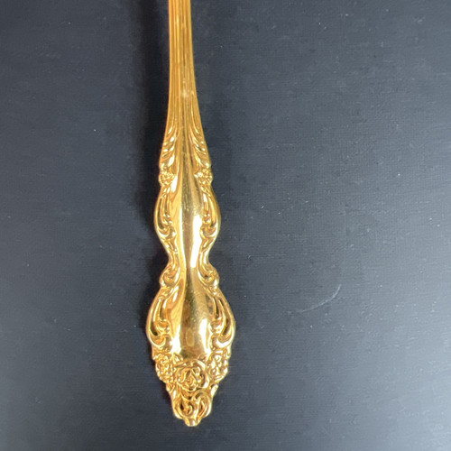 Oneida Rogers 1881 Golden Baroque Rose Gold Electroplate VTG Flatware 55 Pc Set - Picture 6 of 10