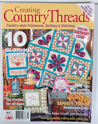 Creating Country Threads Magazine, Vol 10 No 1 2009. Australian Patchwork.