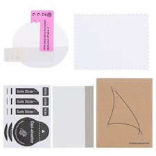 3pcs Watch Glass Screen Protectors 34mm TPU Round Smartwatch Screen Protective