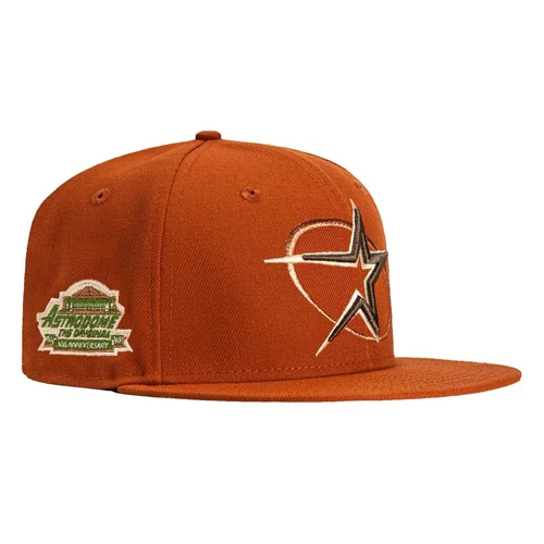 Exclusive New Era 59Fifty Campfire Houston Astros Astrodome Patch Hat Club 7 5/8